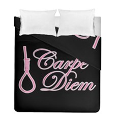 Carpe Diem  Duvet Cover Double Side (full/ Double Size) by Valentinaart