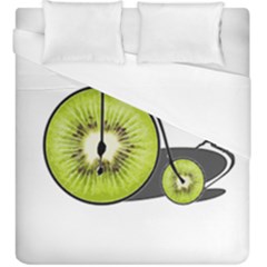 Kiwi Bicycle  Duvet Cover (king Size) by Valentinaart