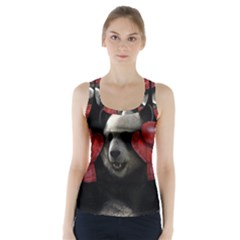 Boxing Panda  Racer Back Sports Top