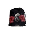 Boxing panda  Drawstring Pouches (Medium)  View1