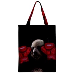 Boxing Panda  Zipper Classic Tote Bag by Valentinaart