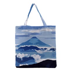 Landscape Grocery Tote Bag by Valentinaart