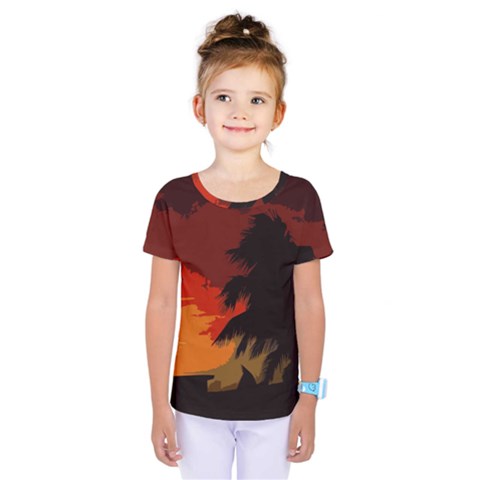 Landscape Kids  One Piece Tee by Valentinaart