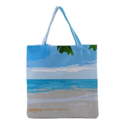 Landscape Grocery Tote Bag by Valentinaart
