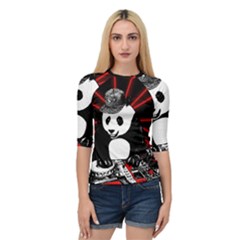 Deejay panda Quarter Sleeve Tee