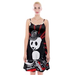 Deejay panda Spaghetti Strap Velvet Dress