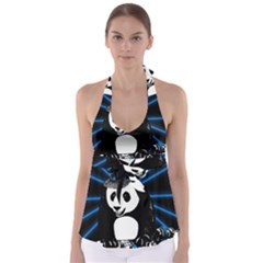 Deejay Panda Babydoll Tankini Top by Valentinaart