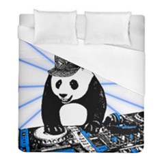 Deejay Panda Duvet Cover (full/ Double Size) by Valentinaart