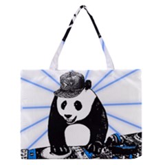 Deejay Panda Medium Zipper Tote Bag by Valentinaart