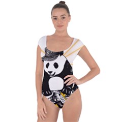 Deejay Panda Short Sleeve Leotard  by Valentinaart