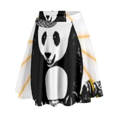 Deejay Panda High Waist Skirt by Valentinaart