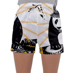 Deejay Panda Sleepwear Shorts by Valentinaart