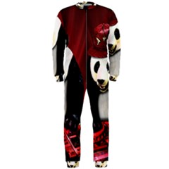 Deejay Panda Onepiece Jumpsuit (men)  by Valentinaart