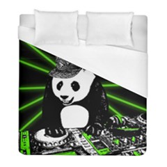 Deejay Panda Duvet Cover (full/ Double Size) by Valentinaart