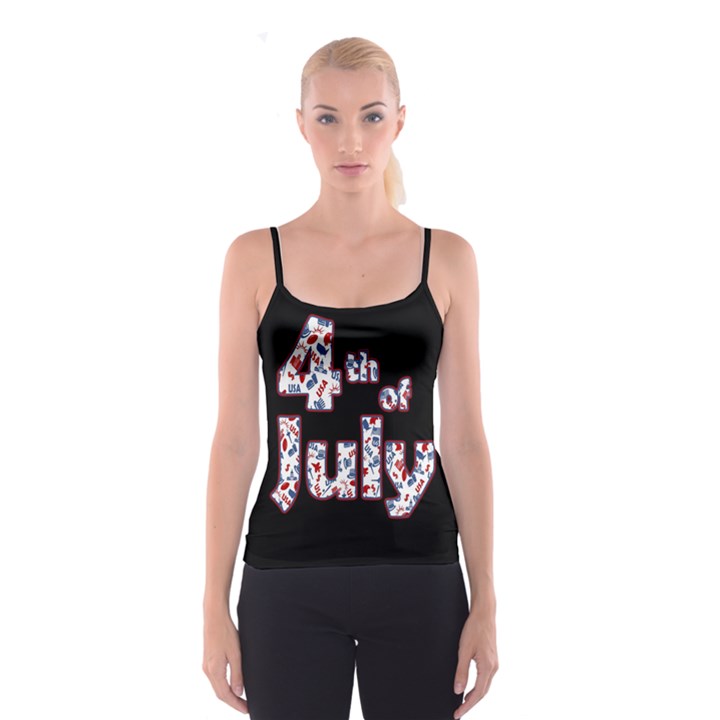 4th of July Independence Day Spaghetti Strap Top