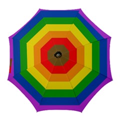 Philadelphia pride flag Golf Umbrellas