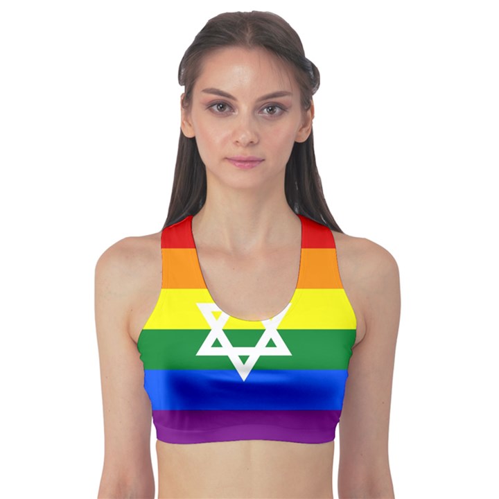 GAY PRIDE Israel Flag Sports Bra