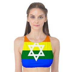 Gay Pride Israel Flag Tank Bikini Top by Valentinaart