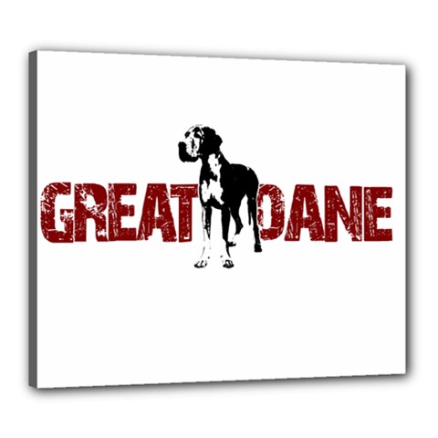 Great Dane Canvas 24  x 20 