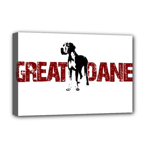 Great Dane Deluxe Canvas 18  x 12  
