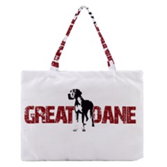 Great Dane Medium Zipper Tote Bag