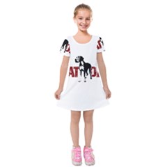 Great Dane Kids  Short Sleeve Velvet Dress