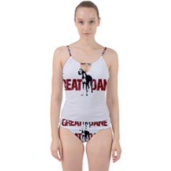 Great Dane Cut Out Top Tankini Set