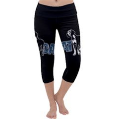 Great Dane Capri Yoga Leggings by Valentinaart