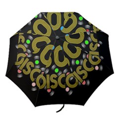  80s Disco Vinyl Records Folding Umbrellas by Valentinaart