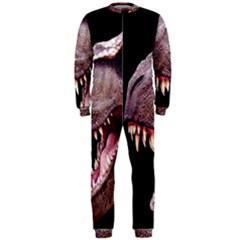 Dinosaurs T-rex Onepiece Jumpsuit (men)  by Valentinaart