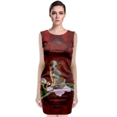 Sweet Little Chihuahua Classic Sleeveless Midi Dress by FantasyWorld7