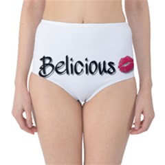 Belicious Logo High-waist Bikini Bottoms by beliciousworld