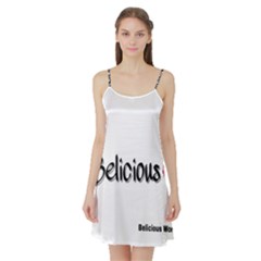 Belicious Logo Satin Night Slip by beliciousworld