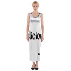 Belicious Logo Fitted Maxi Dress by beliciousworld