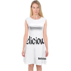 Belicious Logo Capsleeve Midi Dress by beliciousworld