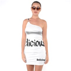 Belicious Logo One Soulder Bodycon Dress by beliciousworld