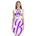 Belicious World  B  purple Sleeveless Chiffon Dress   View1