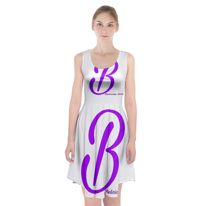 Belicious World  B  purple Racerback Midi Dress