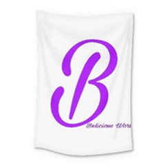 Belicious World  b  Purple Small Tapestry