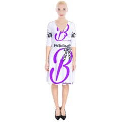 Belicious World  b  Purple Wrap Up Cocktail Dress by beliciousworld