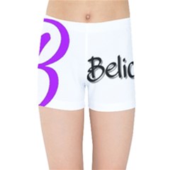 Belicious World  b  Purple Kids Sports Shorts by beliciousworld