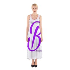 Belicious World  b  Coral Sleeveless Maxi Dress by beliciousworld