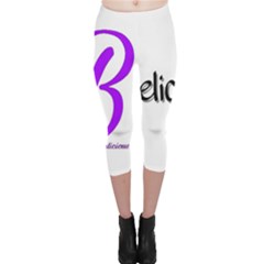 Belicious World  b  Coral Capri Leggings  by beliciousworld