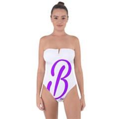 Belicious World  b  Coral Tie Back One Piece Swimsuit by beliciousworld