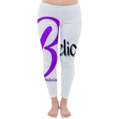 Belicious World  b  Coral Classic Winter Leggings by beliciousworld