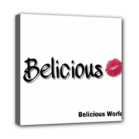 Belicious World Logo Mini Canvas 8  X 8  by beliciousworld