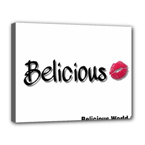 Belicious World Logo Canvas 14  X 11  by beliciousworld
