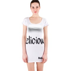 Belicious World Logo Short Sleeve Bodycon Dress by beliciousworld