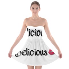 Belicious World Logo Strapless Bra Top Dress by beliciousworld