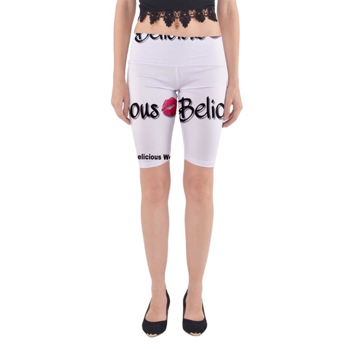 Belicious World Logo Yoga Cropped Leggings